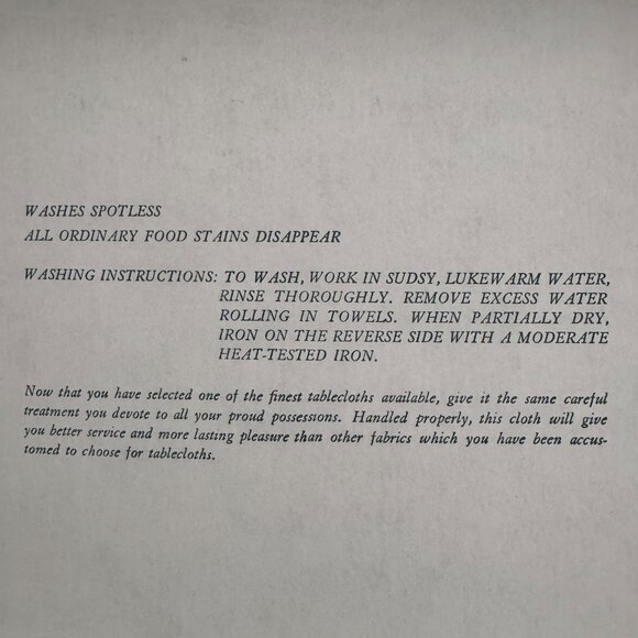 14 Crystal Glow Vintage Celanese Acetate Stain-Resistant Napkins Table Damask - Picture 7 of 12
